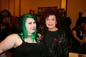 Patricia Quinn (Magenta from The Rocky Horror Picture Show) loved posing with fans